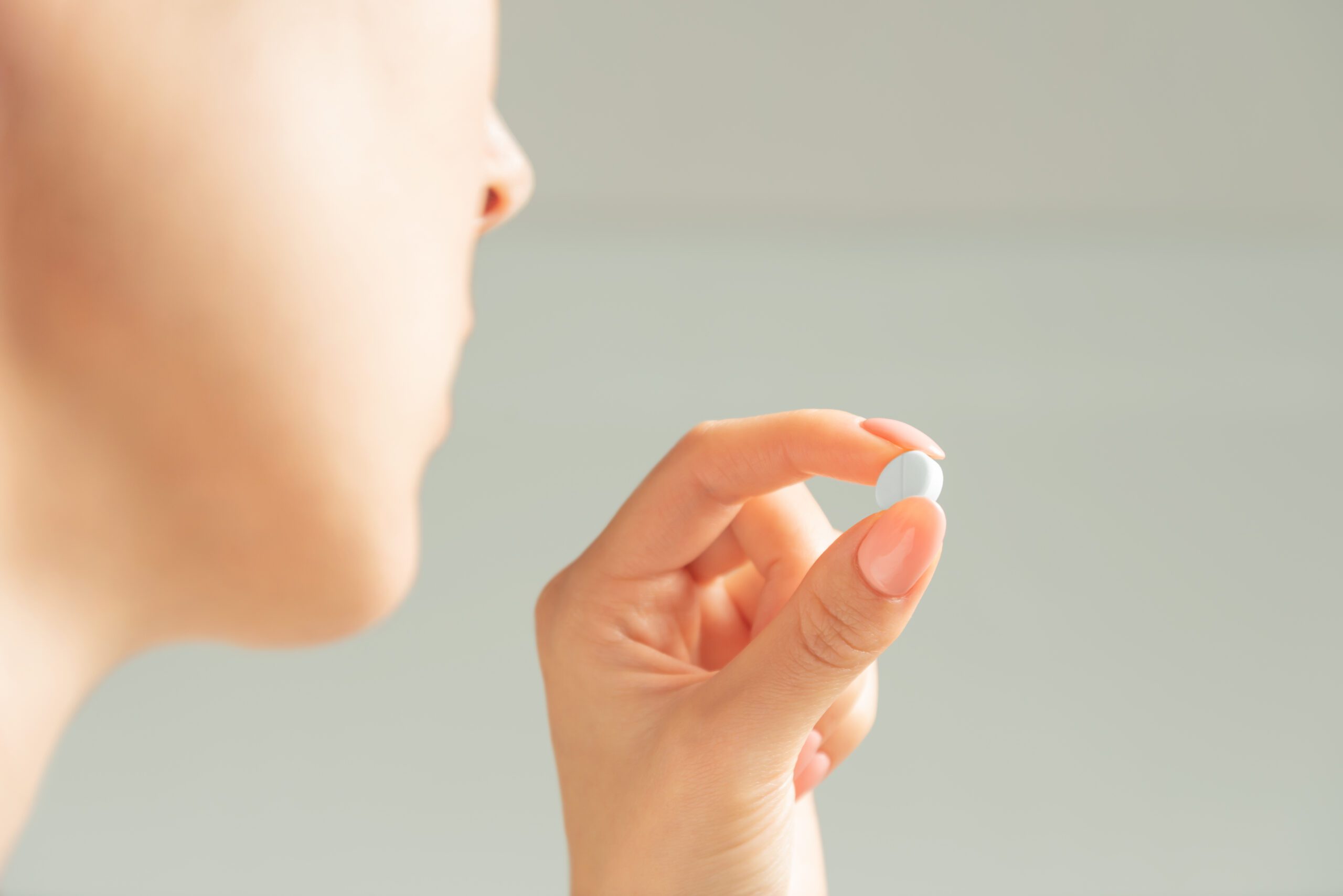 Woman considering taking the abortion pill
